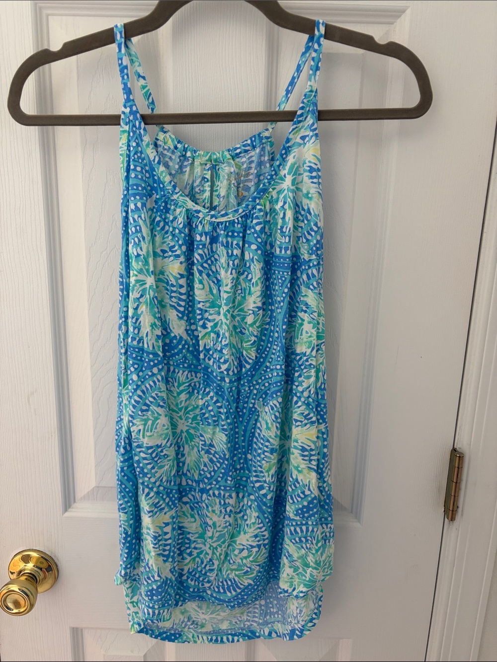 Lilly Pulitzer Blue & Aqua Printed Tank